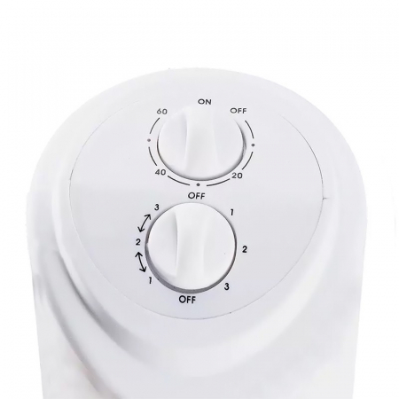 *PROMO* Ventilator tip turn, rotativ, alb, 3 trepte, 79 cm, 45 W [2]