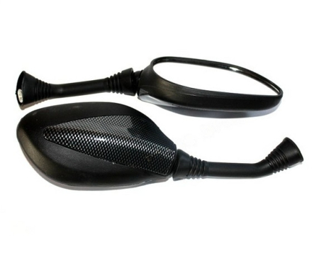 Caroserie scuter  - Oglinzi scuter (negre cu pata carbon)