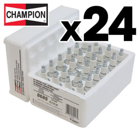 Piese generatoare  - Pachet 24 buc bujii motocoasa Champion RJ19LM