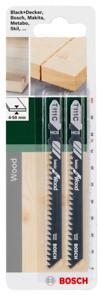Pânză BOSCH pentru ferăstrău vertical HCS, T 111 C ,pasul danturii 3.0 mm / 8 TPI ,L = 100 mm,2 buc [1]