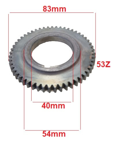 Pinion ambielaj motosapa diesel (motorina) 186F (model 2) [1]