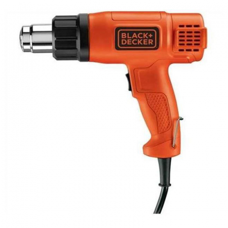 Pistoale aer cald - Pistol suflant aer cald Black Decker, 1750W, doua trepte reglabile, 460 °C / 600 °C, debit de aer 570 / 740 L/min