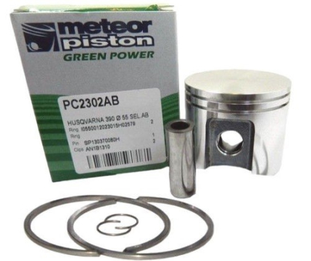 Piese drujba  - Piston complet drujba Husqvarna 390 Meteor Ø 55mm