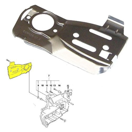  Lame ascutire, lant drujba  - Placa lama Husqvarna 346, 353