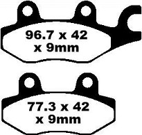 Placute frana scuter Kymco, Yamaha, Suzuki (Nr 14) [1]
