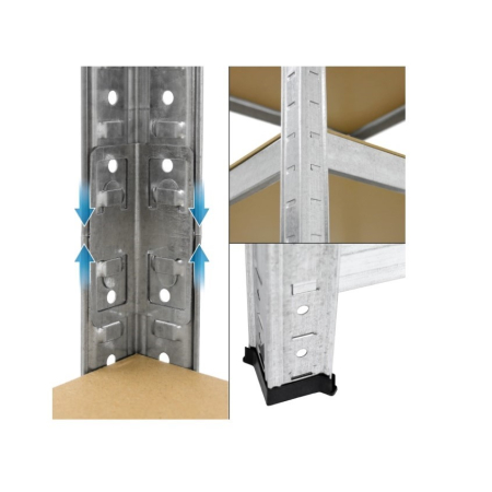 Raft arhivare si depozitare tip colt WALTZ 900/400/1800 [2]