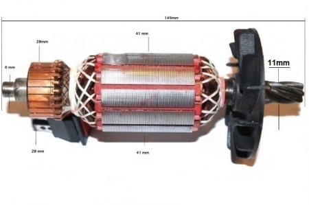Rotor bormasina / flex / rotopercutor (6 caneluri) [1]