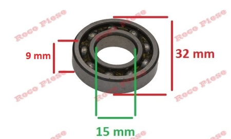 Piese drujba  - Rulment ambielaj drujba compatibil Stihl MS 240, MS 260, MS 280, MS 340, MS 341, MS 360, MS 361, MS 460 (32 x 15 x 9mm)