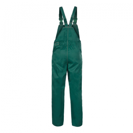 Salopeta de lucru subtire verde cu cusaturi contrastante Lahti Pro [2]