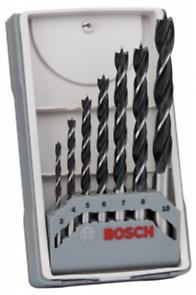 Burghie - Set de 7 burghie pentru lemn, 3 - 10 mm
