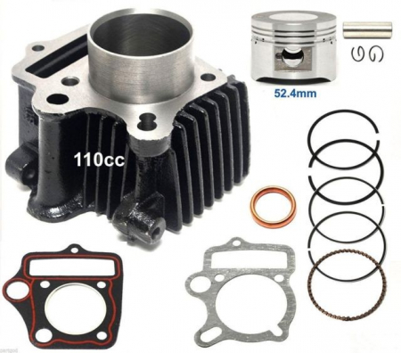 Kit cilindru / Set Motor - Set motor ATV 4T 110cc 52.4mm bolt 13mm