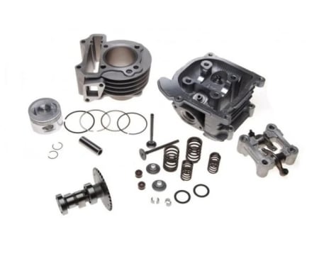  Piese motor scuter  - Set motor + chiulasa scuter 4T 80cc GY6