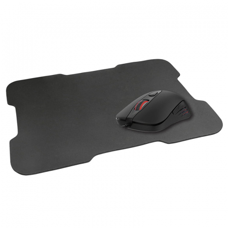 Electrocasnice diverse - Set mouse gaming 3200DPI + mousepad VARR, negru, senzor optic, 6 butoane