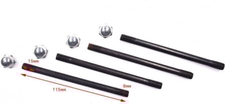  Piese kit conversie bicicleta benzina - Set prezoane cilindru pentru motor bicicleta