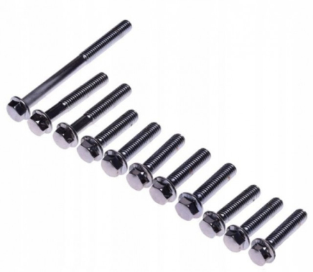 Piese scutere  - Set suruburi capac curea transmisie scuter 2T(11 buc)