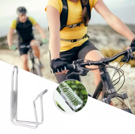 Piese biciclete  - Suport bidon apa bicicleta (aluminiu)