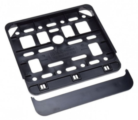 Piese ATV  - Suport numar inmatriculare Moped / Scuter (148 x 148 mm) Plastic