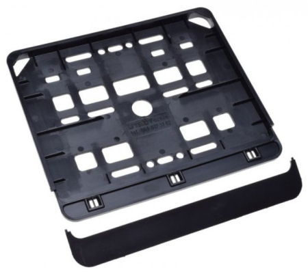 Piese ATV  - Suport numar inmatriculare Moto / ATV (173 x 198 mm) Plastic