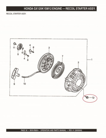 Suruburi prindere demaror motoutilaje (set 10 buc) [1]