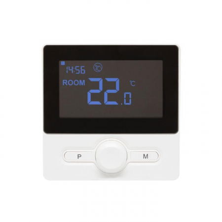Termostat digital, programabil, negru [1]