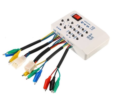  Piese kit conversie bicicleta electrica - Tester universal bicicleta electrica (24, 36, 48, 60, 72V)