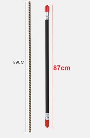  Tija / Teava transmisie motocoasa - Tija flexibila completa pentru motocoasa 890mm / ❒7mm
