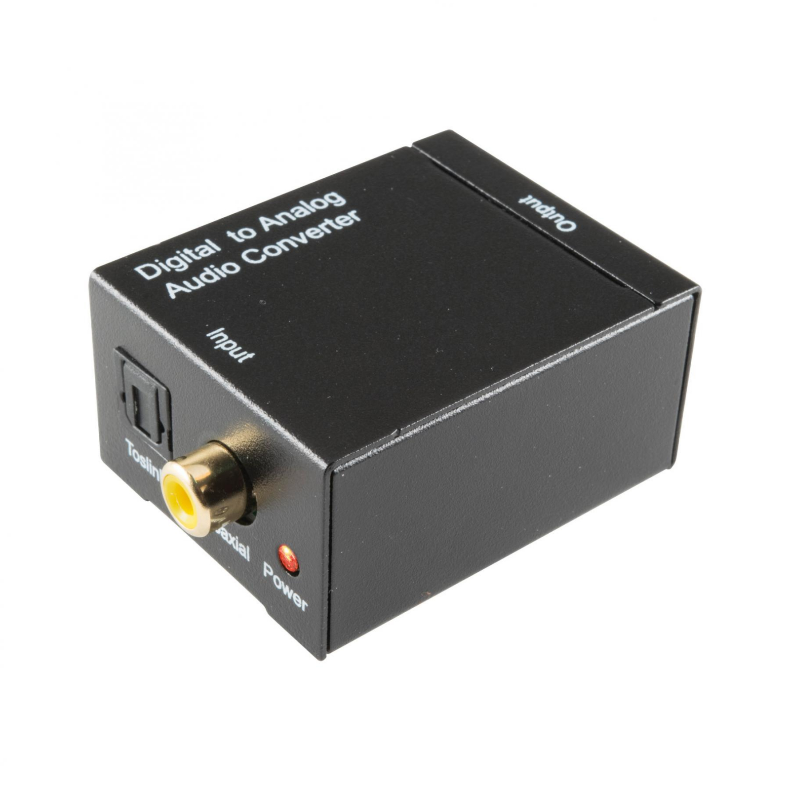 convertor audio digital   analog 5.1 cu decodare ac3 (dolby digital) si dts Convertor audio digital-analog, cu cablu optic 51 x 26 x 41 mm