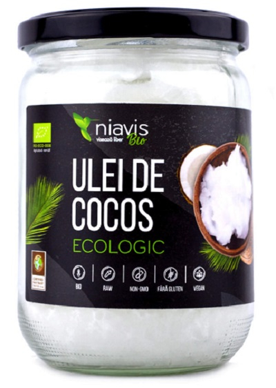 Ulei de cocos ecologic 450g (565ml) Niavis [1]
