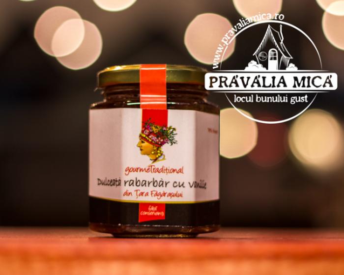 Dulceata de rabarbar cu vanilie 200g - Gourem Traditional [2]