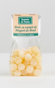 Miere,suplimente miere - Bomboane cu miere si muguri de brad 100g - Apidava