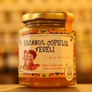 Suplimente alimentare - Borcanul copiilor veseli - Imunostimulator 200g - Prisaca Transilvania