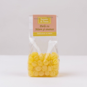 Miere,suplimente miere - Bomboane cu miere si ananas 100g- Apidava