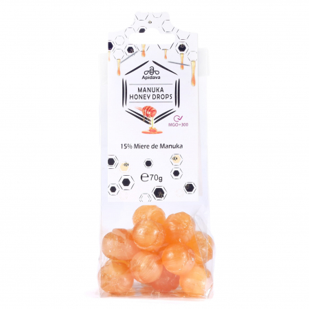 Miere,suplimente miere - Dropsuri cu miere de manuka 70 g