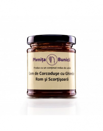 Gemuri - Gem de Corcoduşe cu Ghimbir, Rom şi Scorţişoară - 190g - Pivnita Bunicii