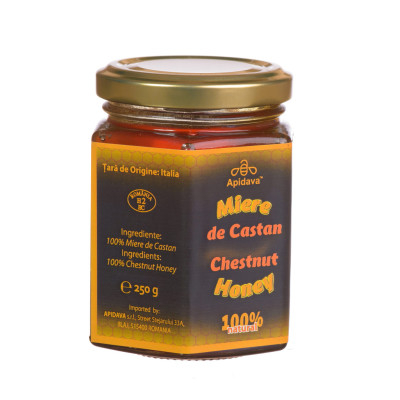 Miere autohtona - Miere castan 250g - Apidava