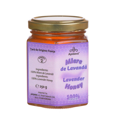 Miere autohtona - Miere de lavanda 250g - Apidava