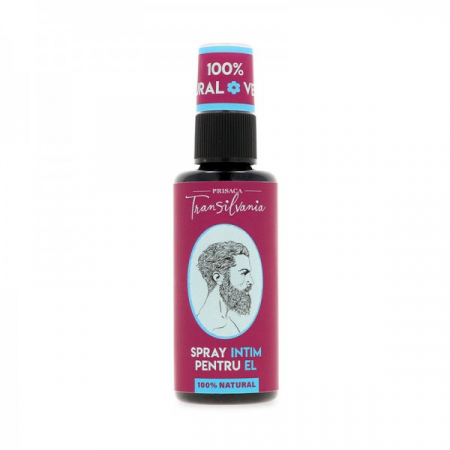 Întretinere - Spray intim pentru el 100% natural 50ml - Prisaca Transilvania