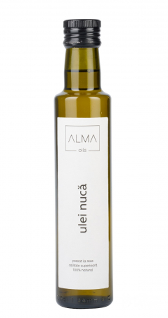 Uleiuri - Ulei din miez de nucă, presat la rece, 250 ml