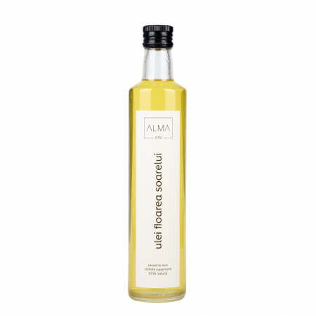 Uleiuri - Ulei din semințe de floarea soarelui (high oleic), presat la rece, 500 ml