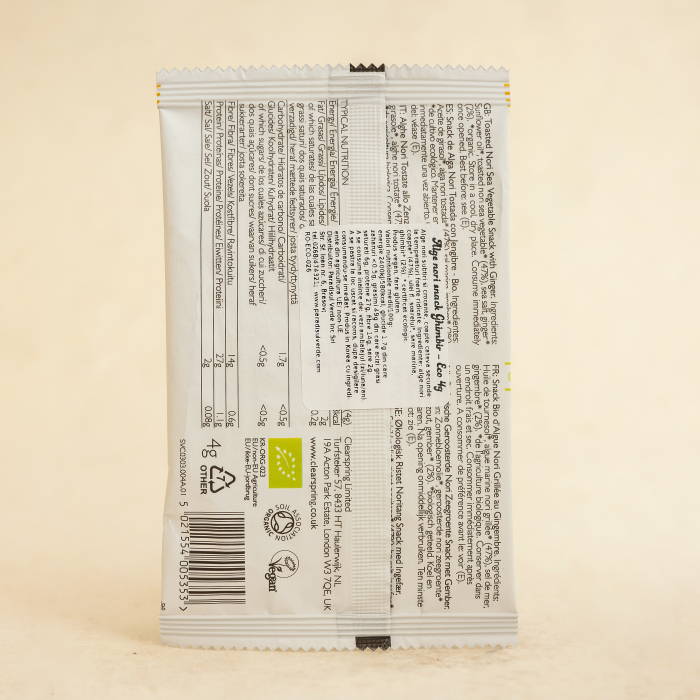 Alge nori snack ghimbir 4g ECO [2]