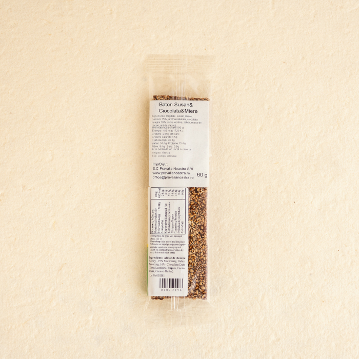 Baton de susan cu ciocolata si miere 60g [2]