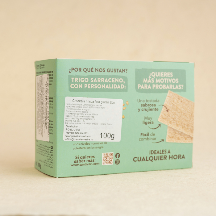 Crackers hrisca fara gluten 100g ECO [2]