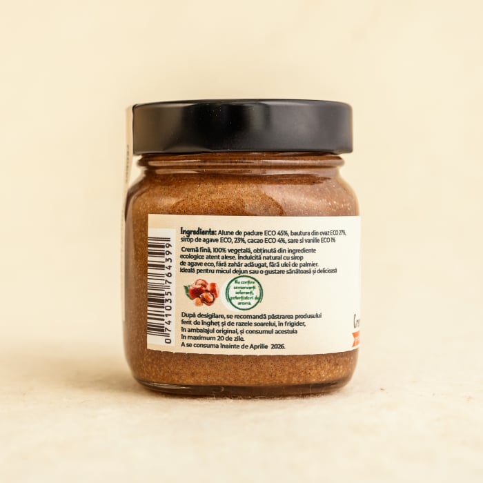 Crema de alune de padure, 180g, ECOBuun (fara zahar)(vegan) [2]