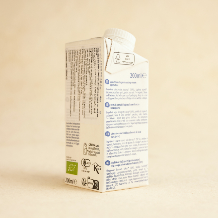 Crema vegetala pentru gatit din cocos BIO 200ml [2]