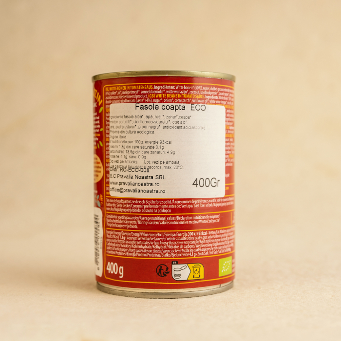 Fasole coapta in sos de rosii ECO - 400g [2]