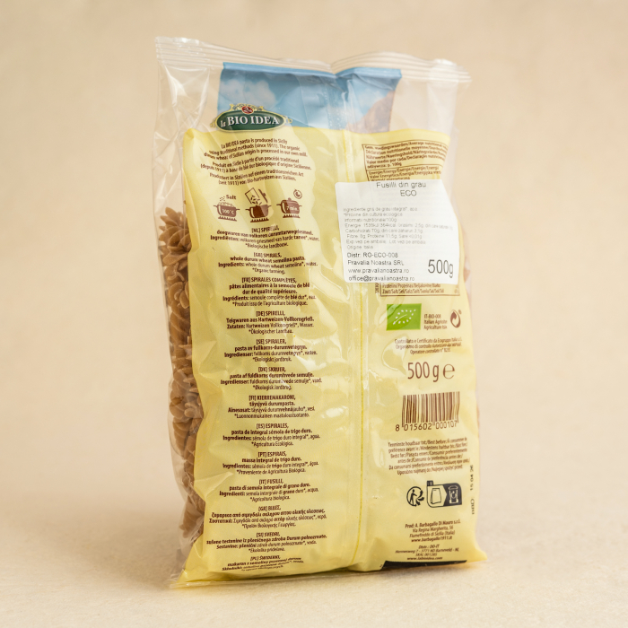 Fusilli Sicilian integral 500g BIO [2]