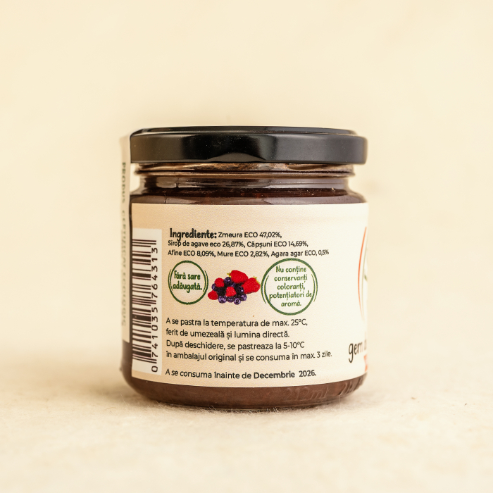Gem de fructe de padure, ECOBuun, ECO, 200g (fara zahar) [2]