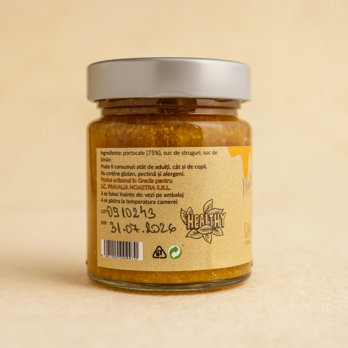 Gem de portocale fara zahar 240g [2]