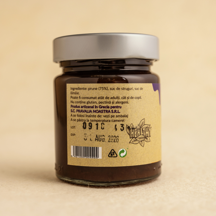 Gem de prune fara zahar 240g [2]