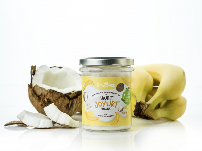 Joyurt - Iaurt din lapte de cocos cu banane ECO - Rawckers [2]